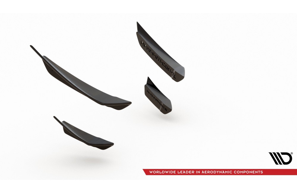 Front Bumper Wings (Canards) Volkswagen Polo GTI Mk6