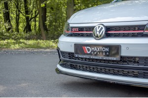 FRONT SPLITTER V.2 Volkswagen Polo GTI / R-line Mk6 - Gloss Black