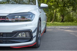 Front Side Splitters Volkswagen Polo GTI / R-line Mk6