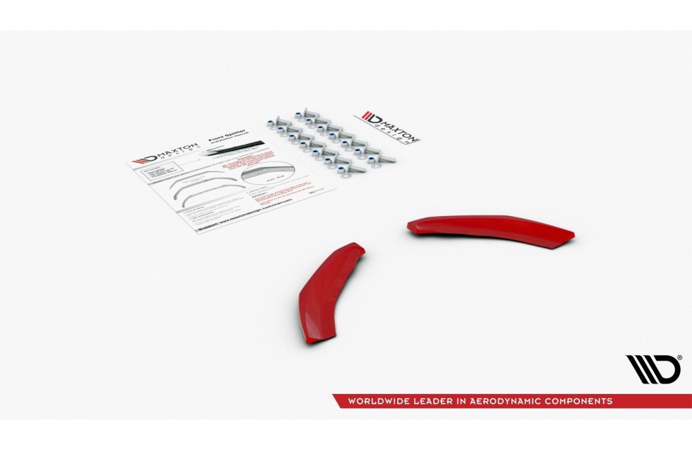 Front Side Splitters Volkswagen Polo GTI / R-line Mk6