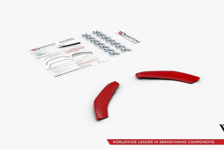 Front Side Splitters Volkswagen Polo GTI / R-line Mk6