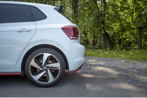 REAR SIDE SPLITTERS Volkswagen Polo GTI Mk6  - Gloss Black