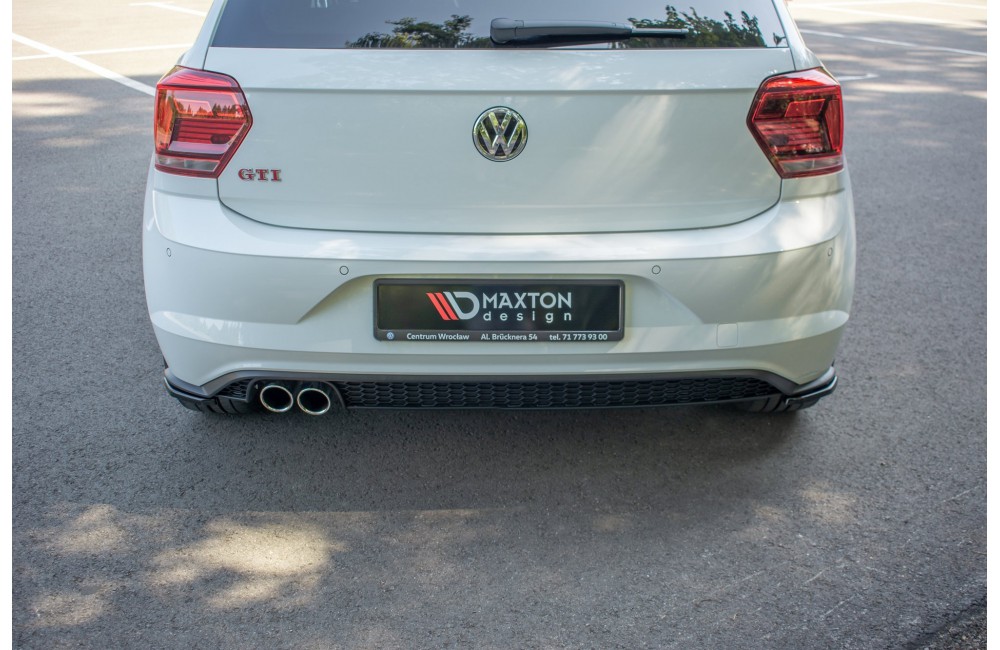 REAR SIDE SPLITTERS Volkswagen Polo GTI Mk6  - Gloss Black