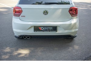 REAR SIDE SPLITTERS Volkswagen Polo GTI Mk6  - Gloss Black