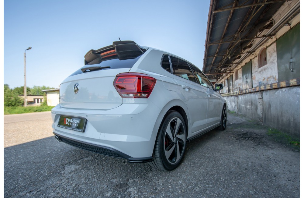 REAR SIDE SPLITTERS Volkswagen Polo GTI Mk6  - Gloss Black