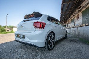 REAR SIDE SPLITTERS Volkswagen Polo GTI Mk6  - Gloss Black