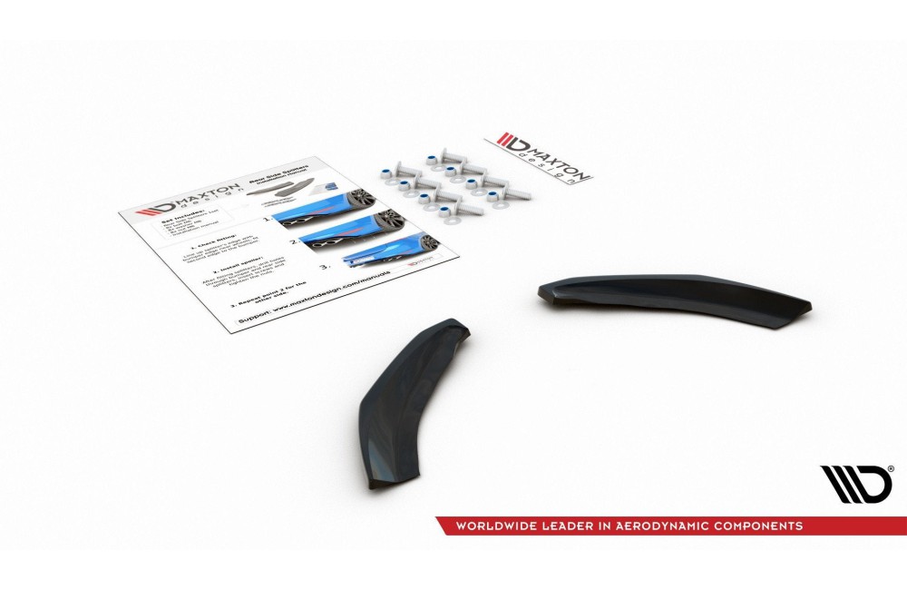 Rear Side Splitters Volkswagen Polo GTI Mk6