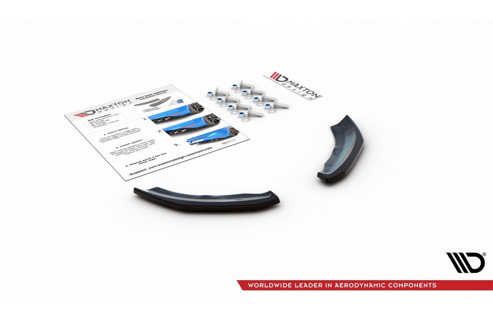 Rear Side Splitters Volkswagen Polo GTI Mk6