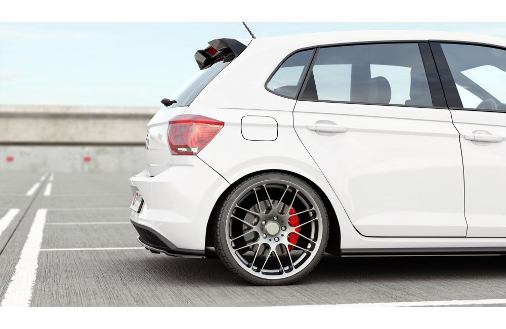 Rear Splitter (with vertical bars) Volkswagen Polo GTI / R-line Mk6