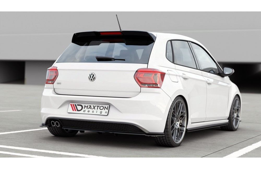 Rear Splitter (with vertical bars) Volkswagen Polo GTI / R-line Mk6