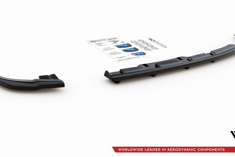 Πίσω Splitter (με κάθετους στύλους) Volkswagen Polo GTI / R-line Mk6