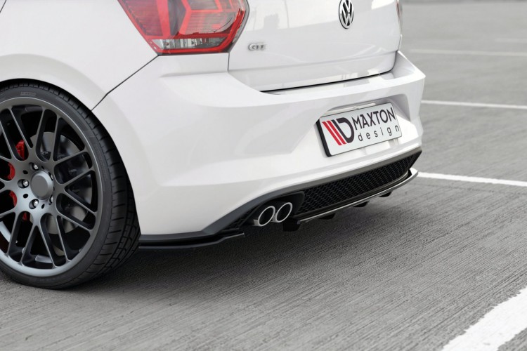 Πίσω Splitter (με κάθετους στύλους) Volkswagen Polo GTI / R-line Mk6