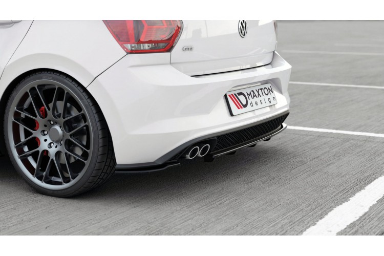 Πίσω Splitter (με κάθετους στύλους) Volkswagen Polo GTI / R-line Mk6