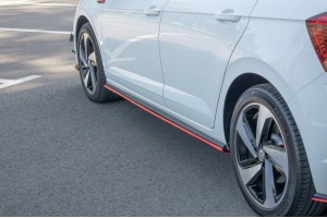 SIDE SKIRTS DIFFUSERS Volkswagen Polo GTI / R-line Mk6 - Gloss Black SIDE SKIRTS DIFFUSERS Volkswagen Polo GTI / R-line Mk6 - Gloss Black