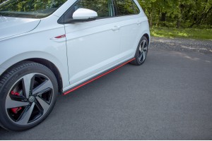 SIDE SKIRTS DIFFUSERS Volkswagen Polo GTI / R-line Mk6 - Gloss Black SIDE SKIRTS DIFFUSERS Volkswagen Polo GTI / R-line Mk6 - Gloss Black