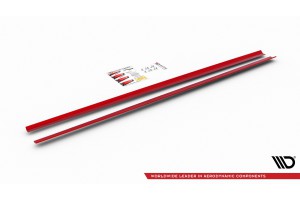 SIDE SKIRTS DIFFUSERS Volkswagen Polo GTI / R-line Mk6 - Gloss Black SIDE SKIRTS DIFFUSERS Volkswagen Polo GTI / R-line Mk6 - Gloss Black