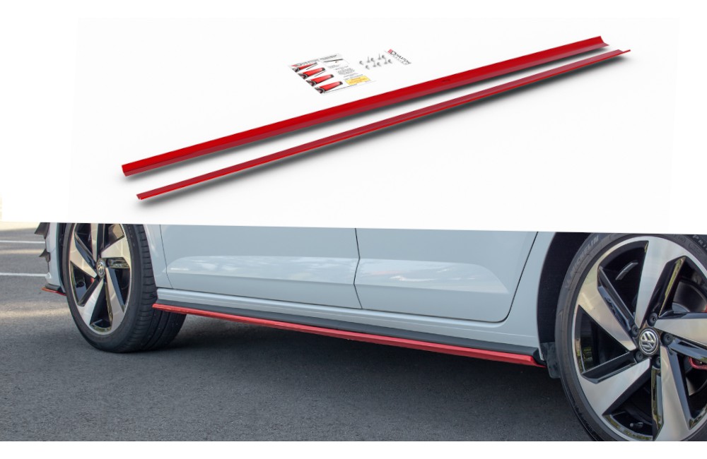 Side Skirts Diffusers Volkswagen Polo GTI / R-line Mk6