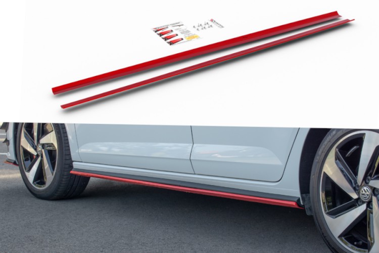 Side Skirts Diffusers Volkswagen Polo GTI / R-line Mk6
