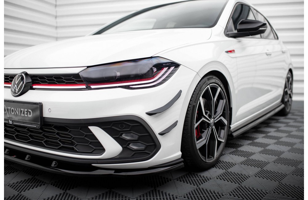 Front Bumper Wings (Canards) Volkswagen Polo GTI Mk6 Facelift