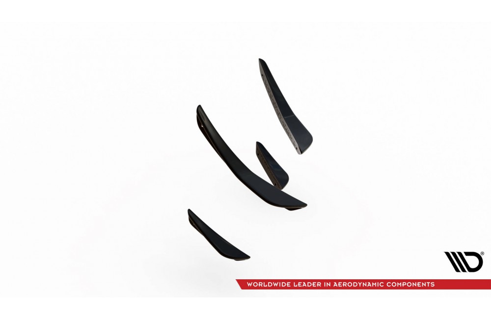 Front Bumper Wings (Canards) Volkswagen Polo GTI Mk6 Facelift