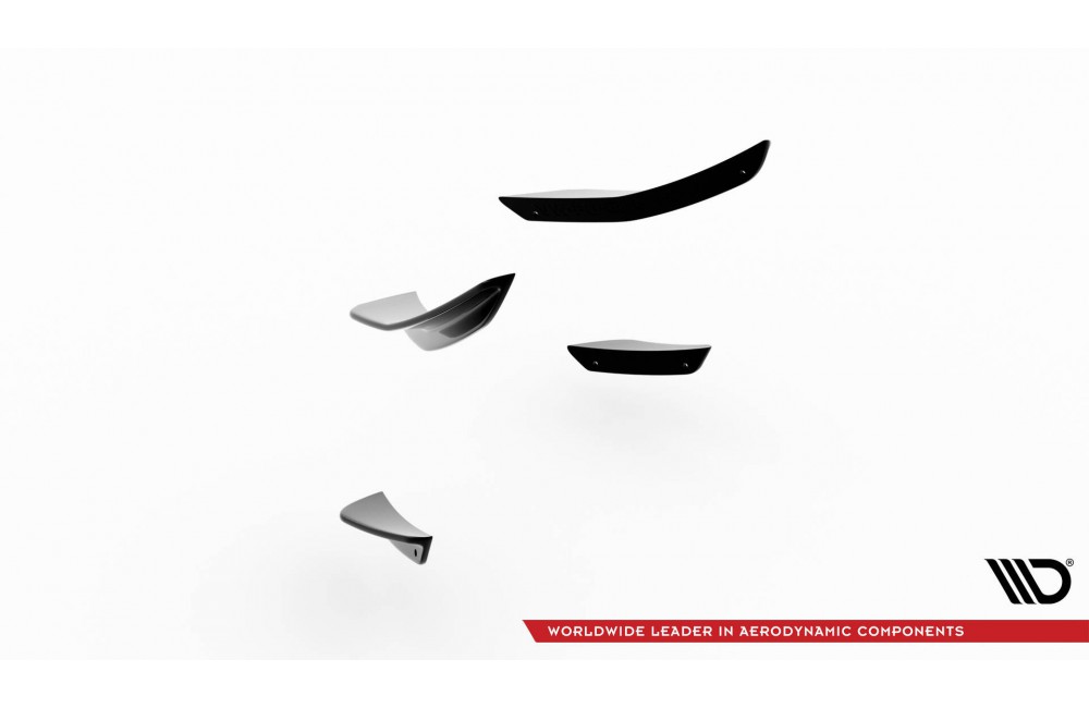 Front Bumper Wings (Canards) Volkswagen Polo GTI Mk6 Facelift