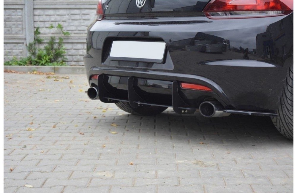 VW SCIROCCO R REAR DIFFUSER & REAR SIDE SPLITTERS VW SCIROCCO R REAR DIFFUSER & REAR SIDE SPLITTERS