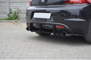 VW SCIROCCO R REAR DIFFUSER & REAR SIDE SPLITTERS VW SCIROCCO R REAR DIFFUSER & REAR SIDE SPLITTERS