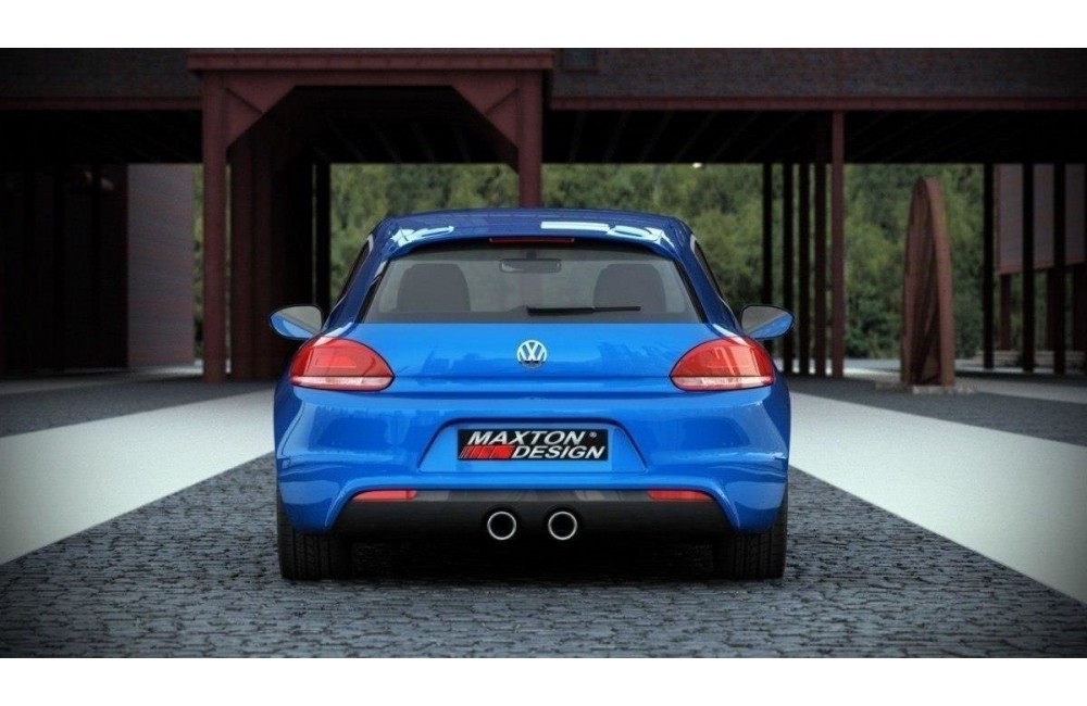 Rear valance VW Scirocco III R with 2 exhaust holes