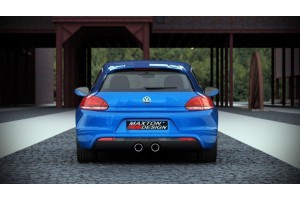 Rear valance VW Scirocco III R with 2 exhaust holes