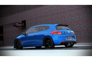 Rear valance VW Scirocco III R with 2 exhaust holes