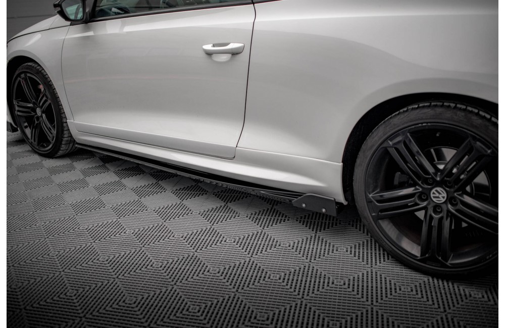 Side Skirts Diffusers V.2 + Flaps Volkswagen Scirocco R Mk3 Side Skirts Diffusers V.2 + Flaps Volkswagen Scirocco R Mk3