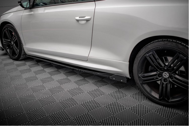 Πλευρικά Skirts Diffusers V.2 + Flaps Volkswagen Scirocco R Mk3