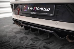 Rear Splitter (with vertical bars) Volkswagen T-Roc R / R-Line Mk1 Facelift