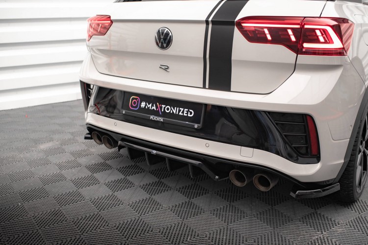 Πίσω Splitter (με κατακόρυφες ράβδους) Volkswagen T-Roc R / R-Line Mk1 Facelift