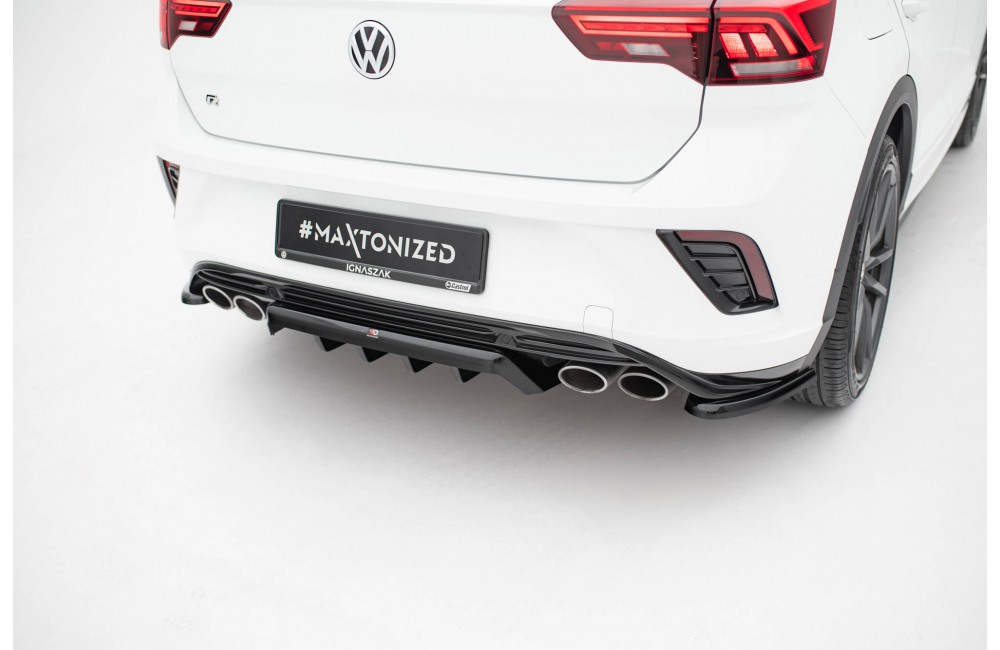 Central Rear Splitter (with vertical bars) Volkswagen T-Roc R Mk1 Central Rear Splitter (with vertical bars) Volkswagen T-Roc R Mk1