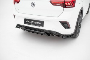 Central Rear Splitter (with vertical bars) Volkswagen T-Roc R Mk1 Central Rear Splitter (with vertical bars) Volkswagen T-Roc R Mk1