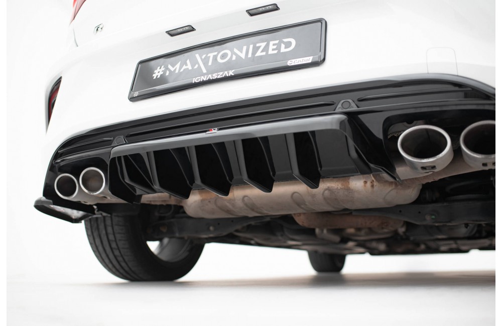Central Rear Splitter (with vertical bars) Volkswagen T-Roc R Mk1 Central Rear Splitter (with vertical bars) Volkswagen T-Roc R Mk1