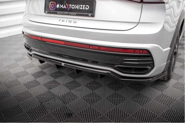 Πίσω Splitter (με κάθετες ράβδους) Volkswagen Taigo R-Line Mk1