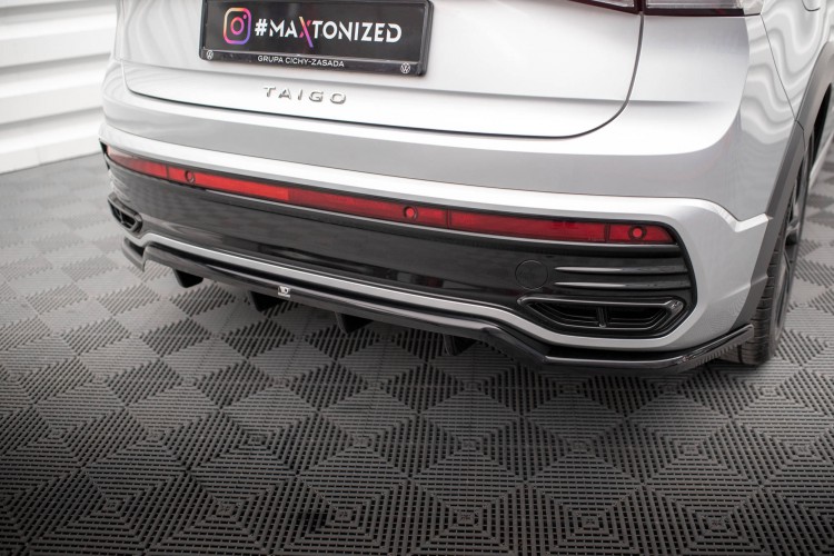Πίσω Splitter (με κάθετες ράβδους) Volkswagen Taigo R-Line Mk1