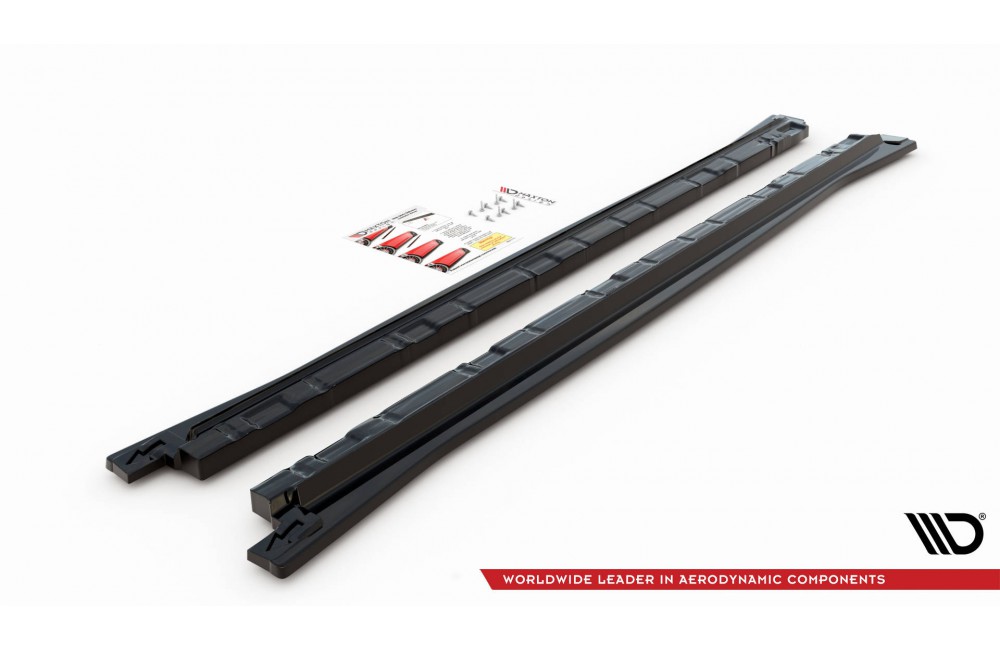 Side Skirts Diffusers Volkswagen Tiguan R / R-Line Mk2 Facelift Side Skirts Diffusers Volkswagen Tiguan R / R-Line Mk2 Facelift