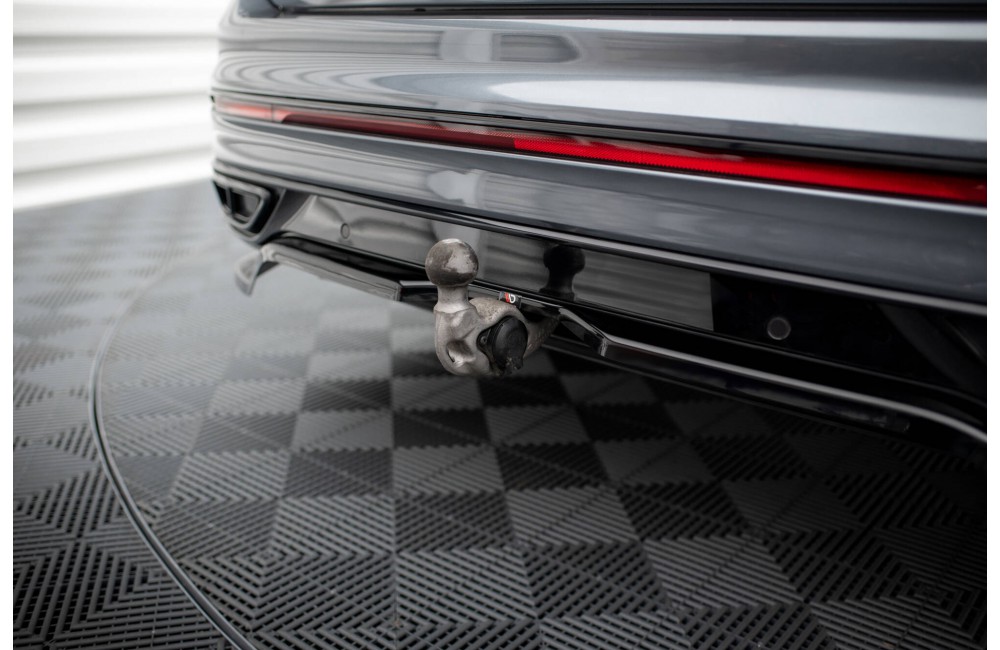 Rear Splitter (with vertical bars) Volkswagen Tiguan Allspace R-Line Mk2 Facelift