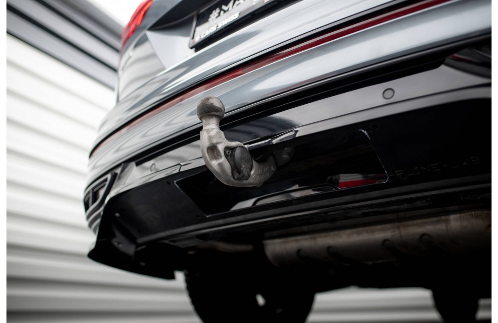 Rear Splitter (with vertical bars) Volkswagen Tiguan Allspace R-Line Mk2 Facelift