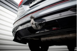 Rear Splitter (with vertical bars) Volkswagen Tiguan Allspace R-Line Mk2 Facelift