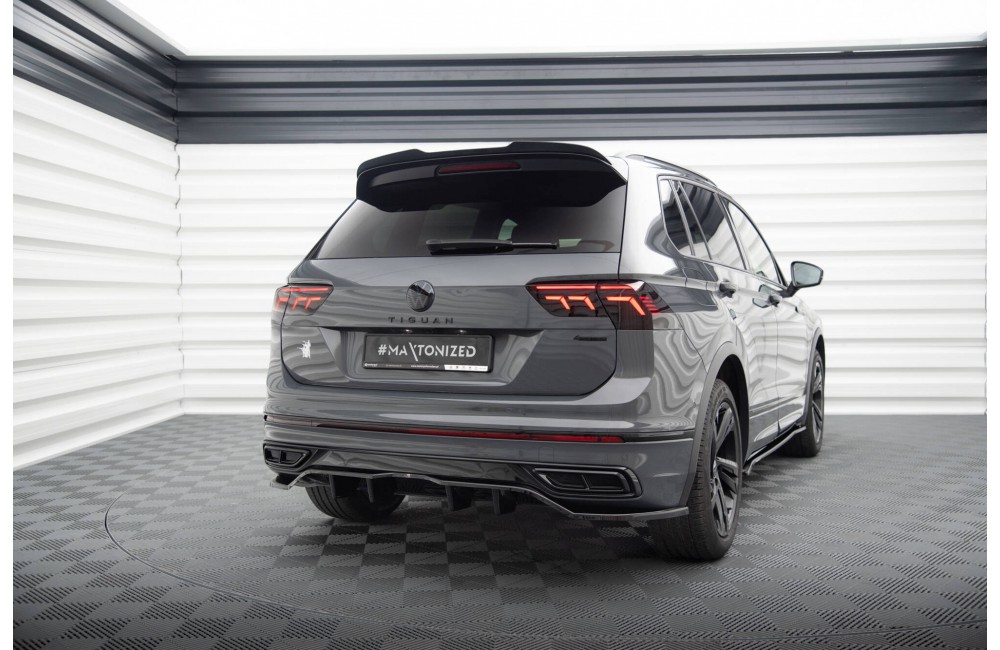 Rear Splitter (with vertical bars) Volkswagen Tiguan R-Line Mk2 Facelift