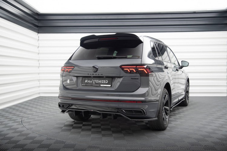 Πίσω splitter (με κάθετους στύλους) Volkswagen Tiguan R-Line Mk2 Facelift