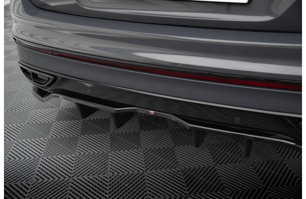 Rear Splitter (with vertical bars) Volkswagen Tiguan R-Line Mk2 Facelift