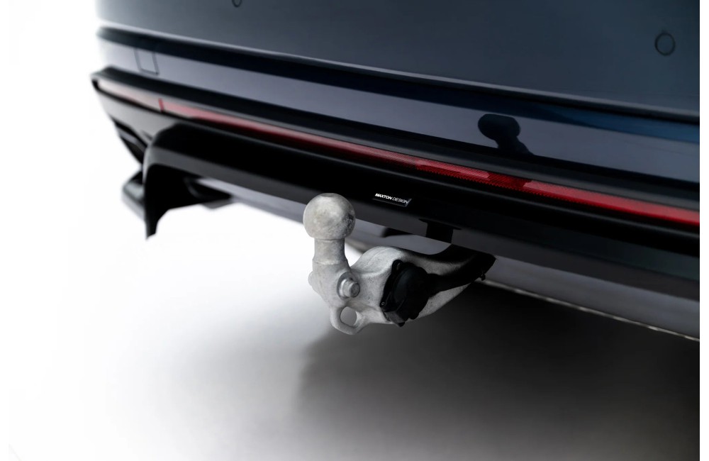 Rear Splitter (with vertical bars) Volkswagen Touareg Elegance Mk3 Facelift
