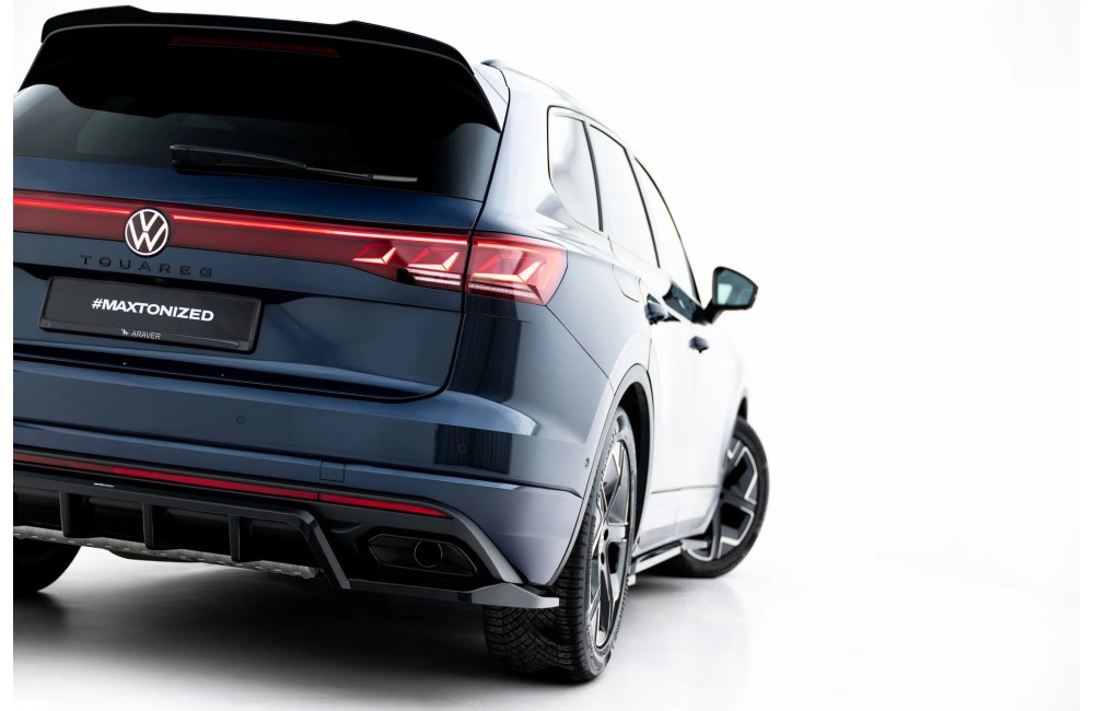 Rear Splitter (with vertical bars) Volkswagen Touareg Elegance Mk3 Facelift