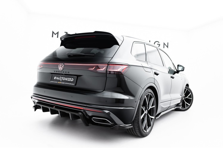 Πίσω Splitter (με κάθετους στύλους) Volkswagen Touareg R-Line Mk3 Facelift