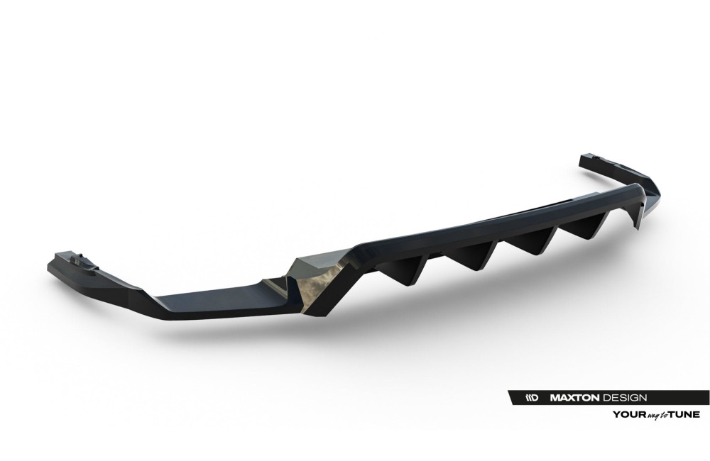 Rear Splitter (with vertical bars) Volkswagen Touareg R-Line Mk3 Facelift